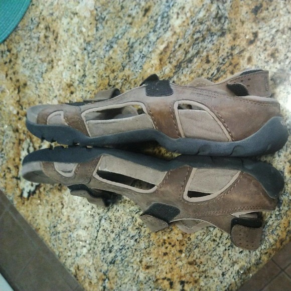 TEVA 6101 Fossil Canyon Hybrid Trail Men 12 US 45.5 EU Brown WATERPROOF Hiking main image 4